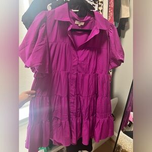 Entro puff sleeve dress